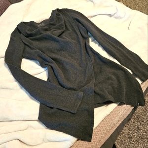 Long Sleeve Cowl Neck Top with Cross Large Marc New York